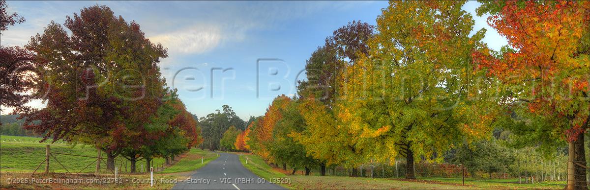 Peter Bellingham Photography Country Road - Stanley - VIC (PBH4 00 13520)